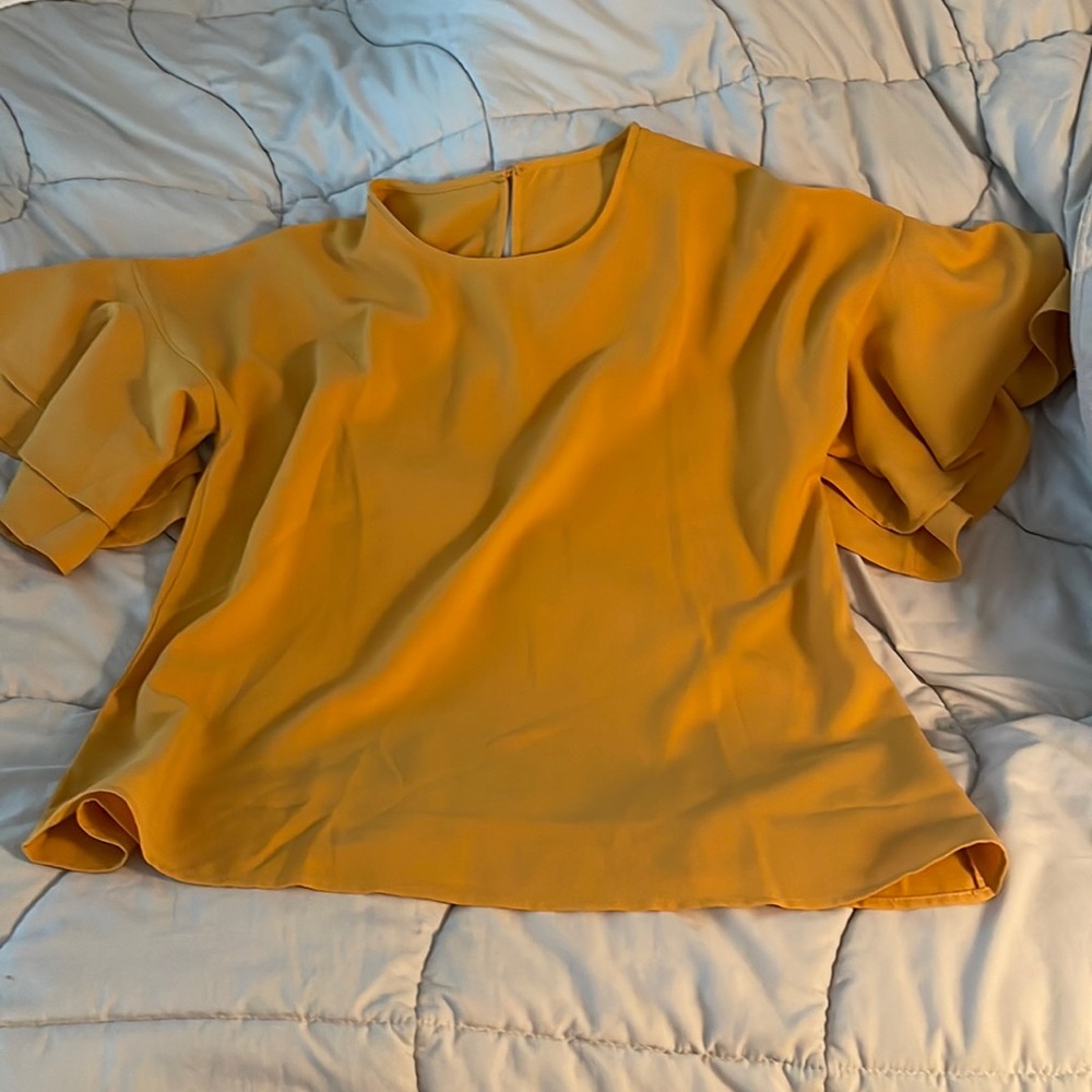 Mustard blouse